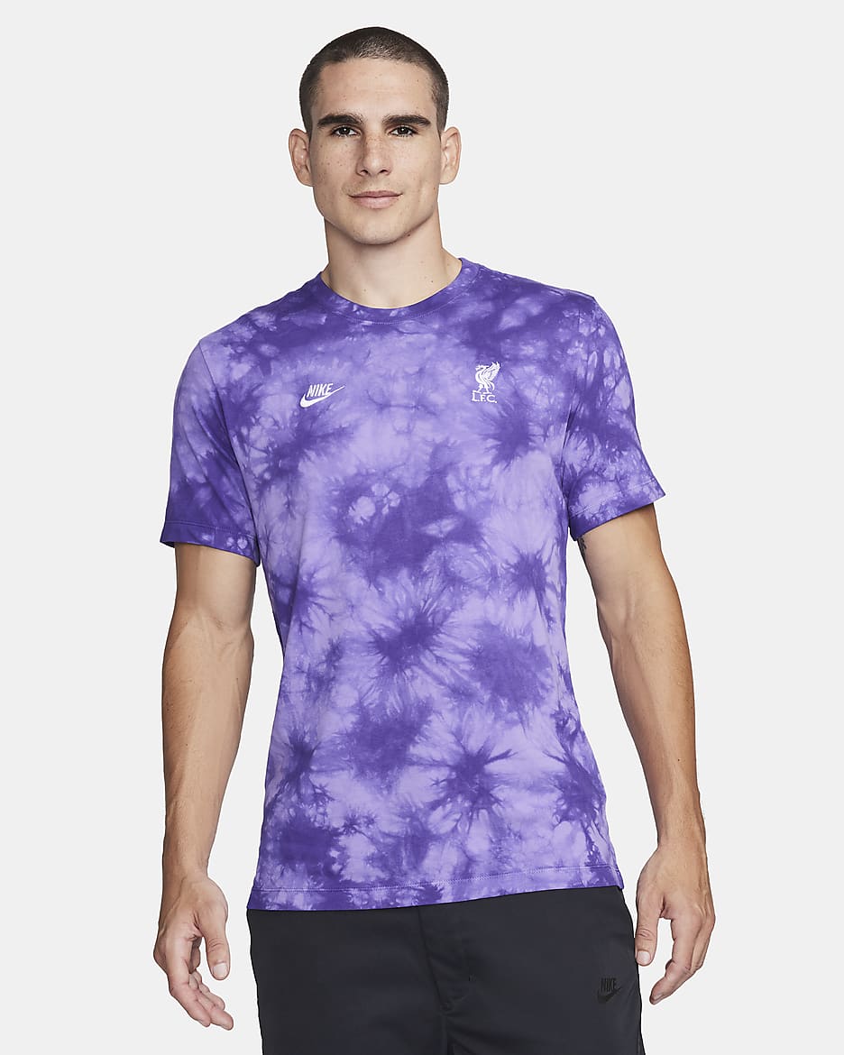 Purple tie dye nike shirt online